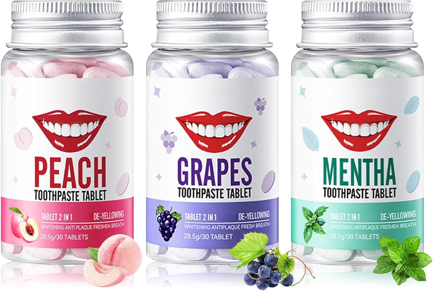 Toothpaste Tablets,90 Tabs,Cleaning Tablets Toothpaste,Travel Friendly,Sensitive Teeth Friendly Toothpaste Tablets,90 Tabs,Cleaning Tablets Toothpaste,Travel Friendly,Sensitive Teeth Friendly