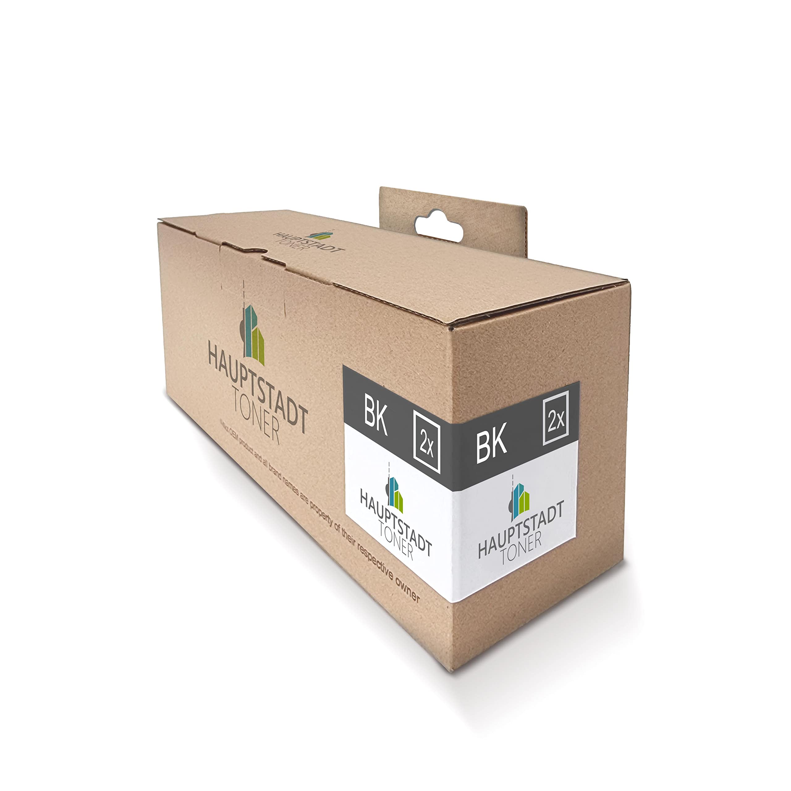 HAUPTSTADT TONER H.T. - Cartucho de tinta (2 unidades, compatible con Philips IPF520, IPF525, IPF535, IPF555, sustituye a PFA441 BK, color negro)