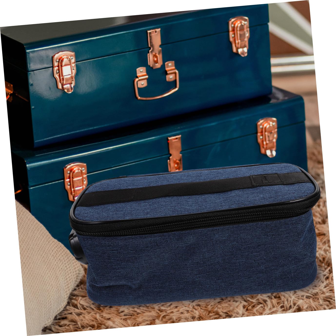 Borsa da Viaggio Scomparti Borsa per Cosmetici Portatile Custodia per Articoli da Toeletta Organizer da Viaggio Multifunzione per Viaggi e Campeggio
