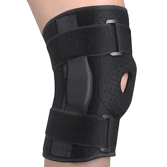 CHIYAN Hinged Knee Brace with Side Stabilizers for Meniscus Tear, Men Women Hinges Knee Support for Arthritis Pain Relief