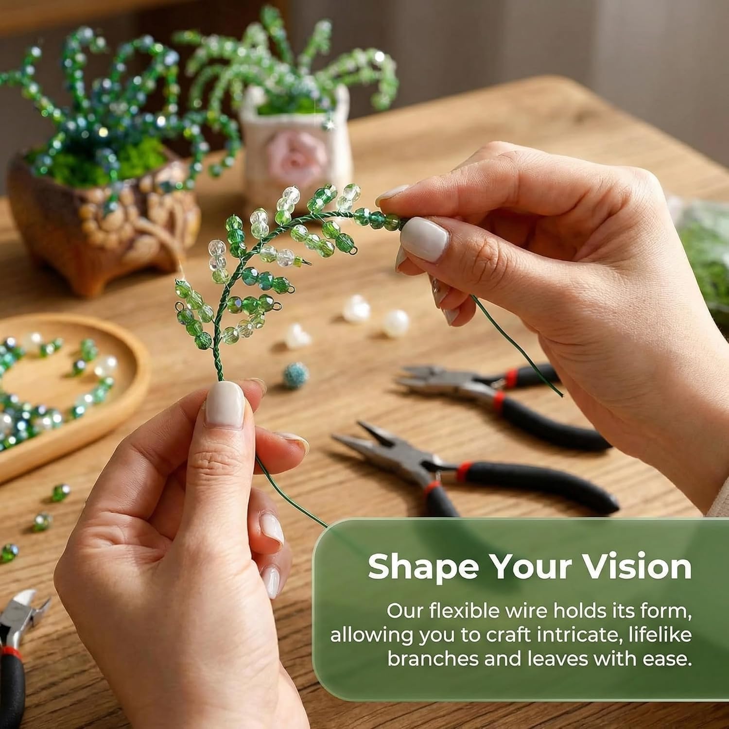 5500 Pcs DIY Beaded Plant Kit - Image 7