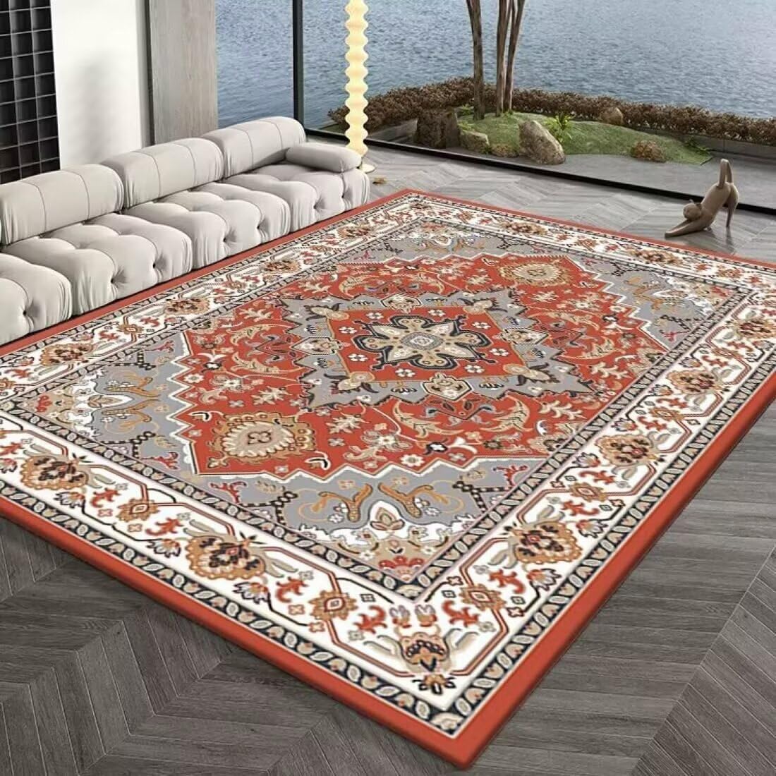 Tapis résistant aux taches et antidérapant pour entrée