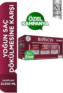 Bioxcin Forte Saç Dökülmesine Karşı Bakım Şampuanı, 300 ml