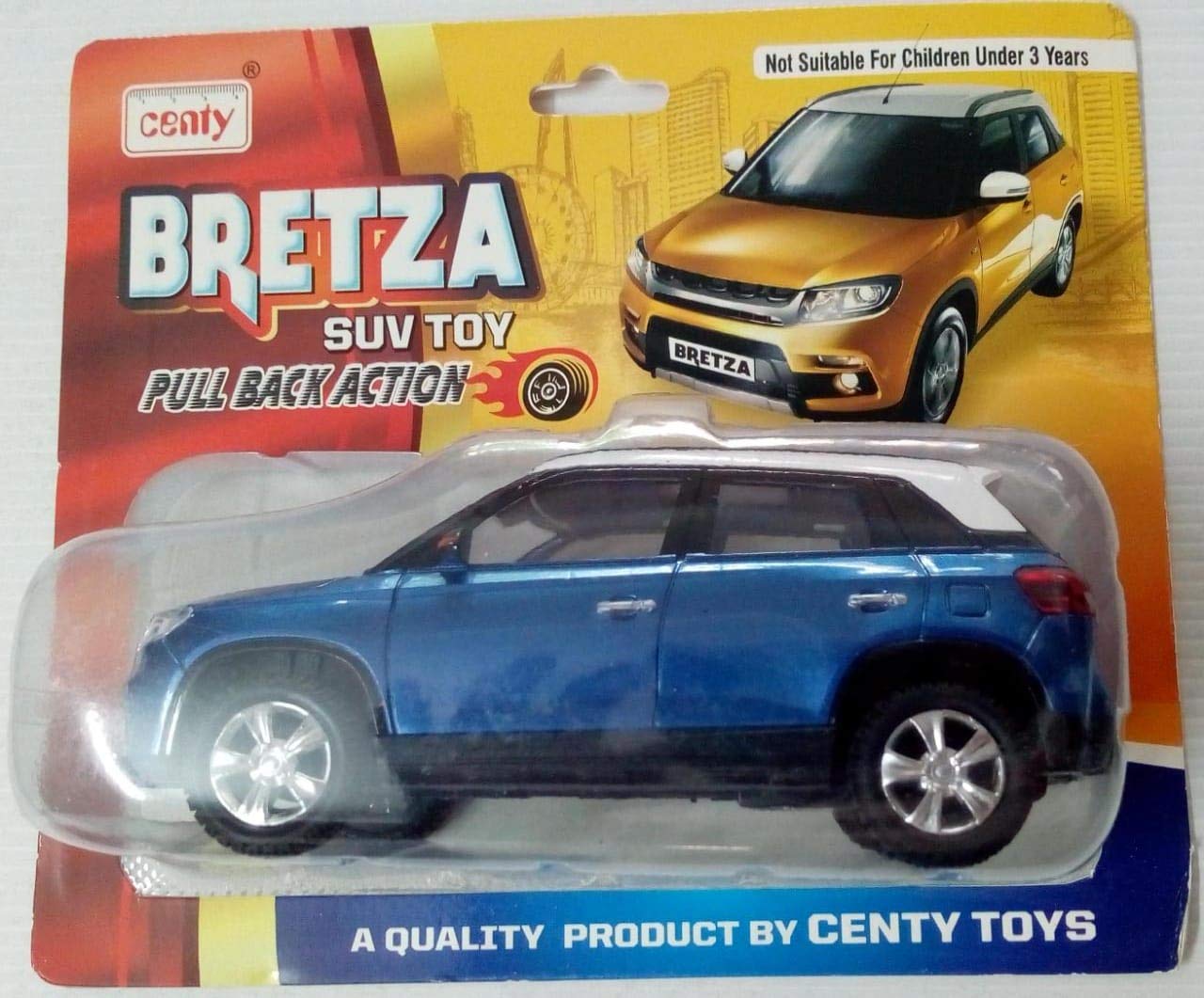 Breeza Plastic Pull Back Centy Plastic Car Toy for Kids, Pack of 1, Blue (B07MFYYM9Q) Amazon Price History, Amazon Price Tracker