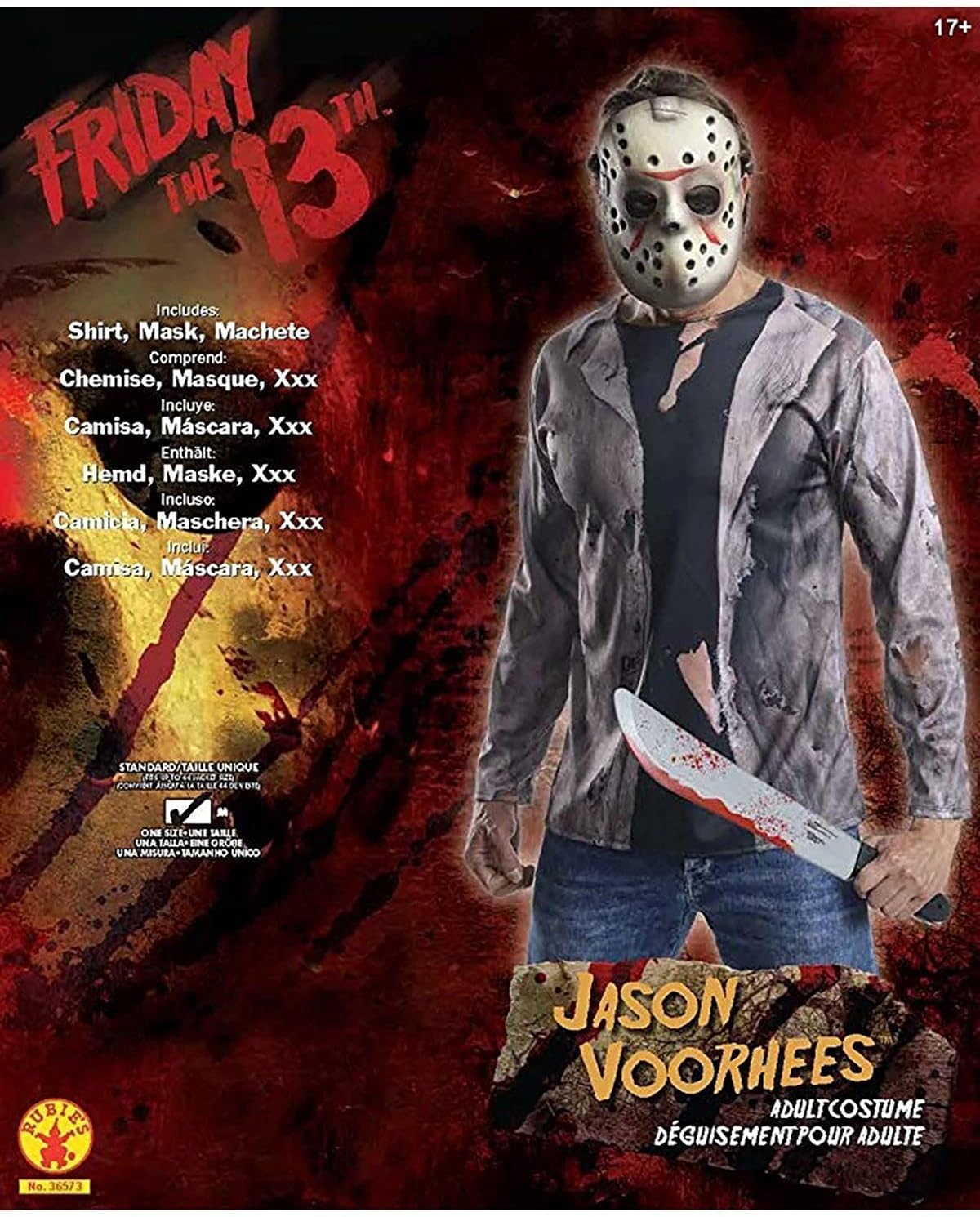 Rubie's Men's Friday 13Th Jason Costume Accessory Kit