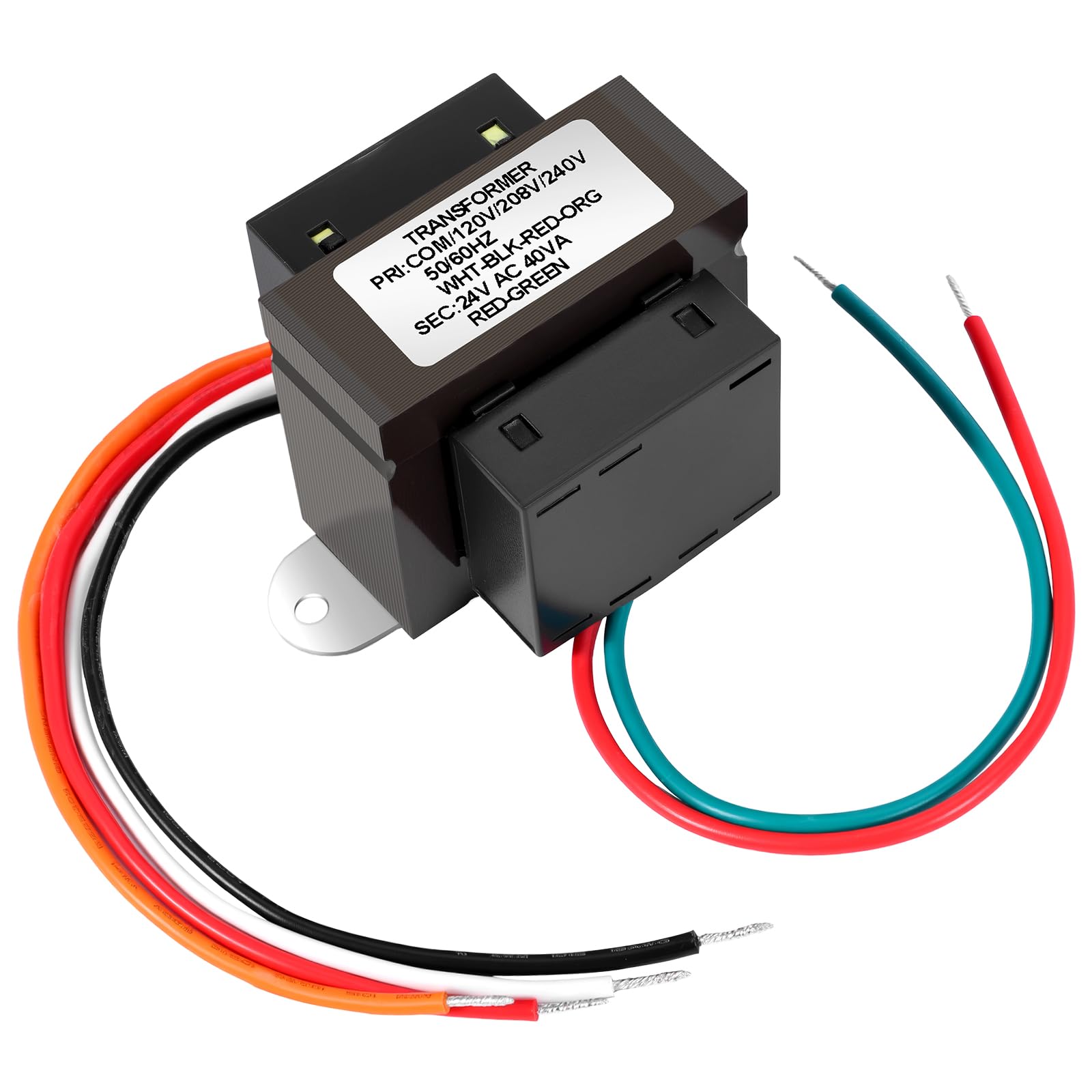 Transformateur de commande 24V 40VA multi-tap 120V 208V 240V pour CVC - 8