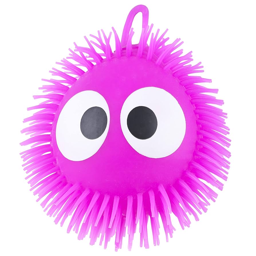 PUFFY Do You Puffy? THE BOX OF TOPS！！ Toyland® 17cm Squishy Big Eye Puffer Balls - Novelty Toys