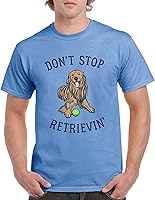Vista 5 de Don't Stop Retrievin - Divertida camiseta de perro Golden Retriever, Azul Carolina