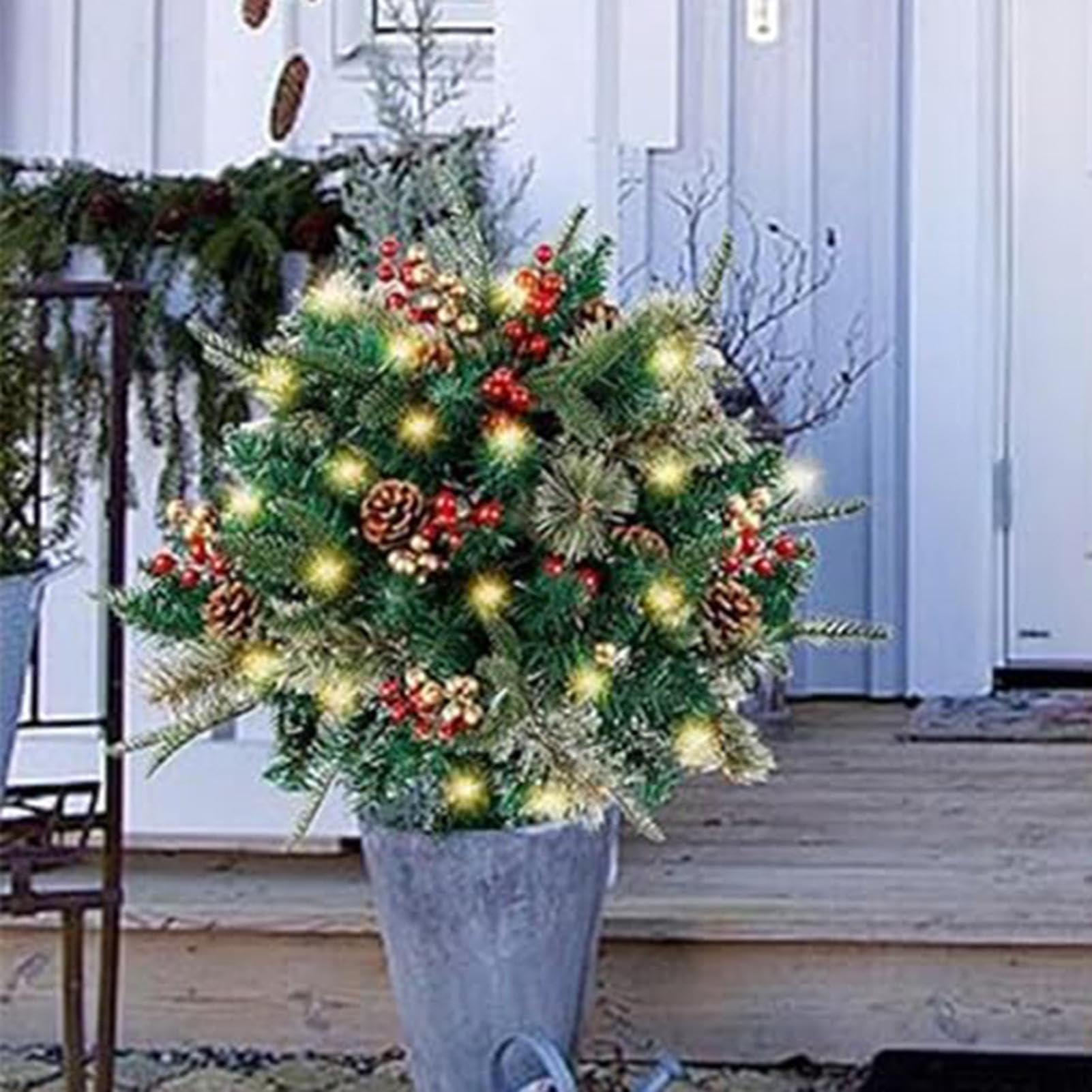 Relleno de Macetero Navideño para Exterior Arbusto con Función de