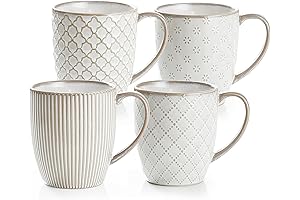 getstar Coffee Mugs Set of 4, Ceramic 18 oz Coffee Mugs