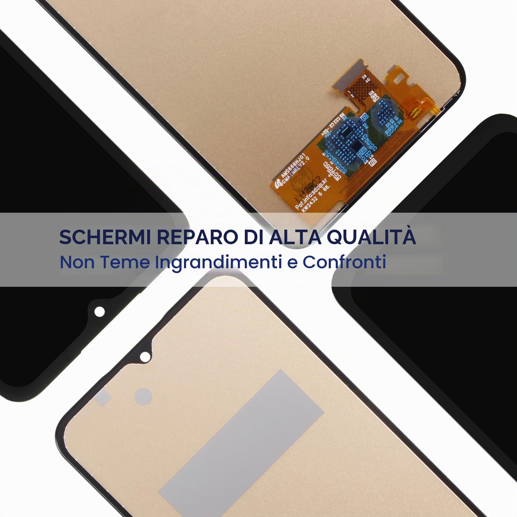 Reparo Per Samsung Galaxy A16 4G / 5G schermo LCD di ricambio per display LCD Samsung A16 4G per display LCD touch screen digitalizzatore SM-A165F SM-A165M SM-A166B (nero)