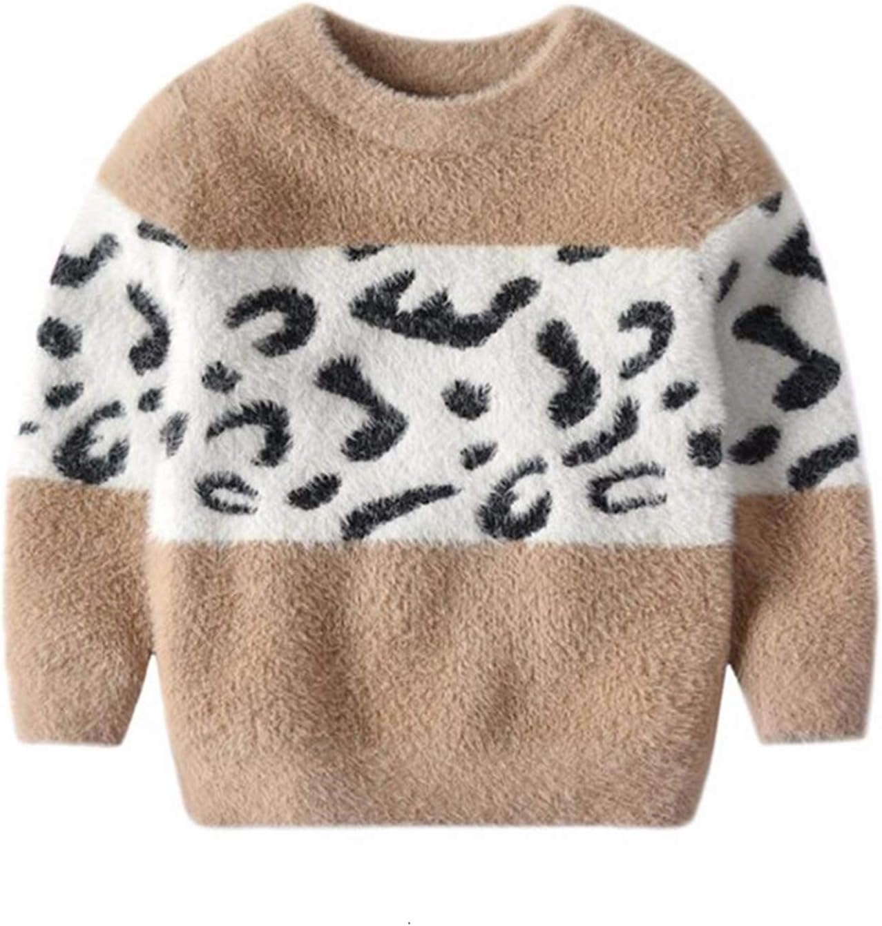 Girls Winter Sweater Water Mink Velvet Kids Wool Knit Clothes New Baby Boys Cartoon Pullover Sweaters for Children Clothing