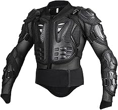 RENHE Motorcycle Protector Upper Body Protector Summer Body Protector Racing Protector Mesh Chest Protector Motorcycle Protective Clothing Spine Shoulder Shockproof Breathable Elastic Black Medium