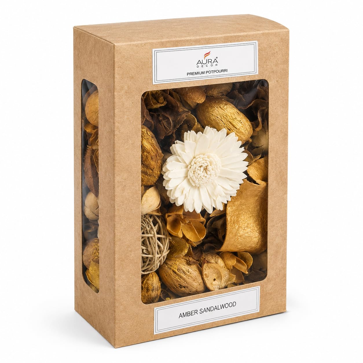 AuraDecor Potpourri - Amber Sandalwood Fragrance -7 AuraDecor Potpourri - Amber Sandalwood Fragrance -7
