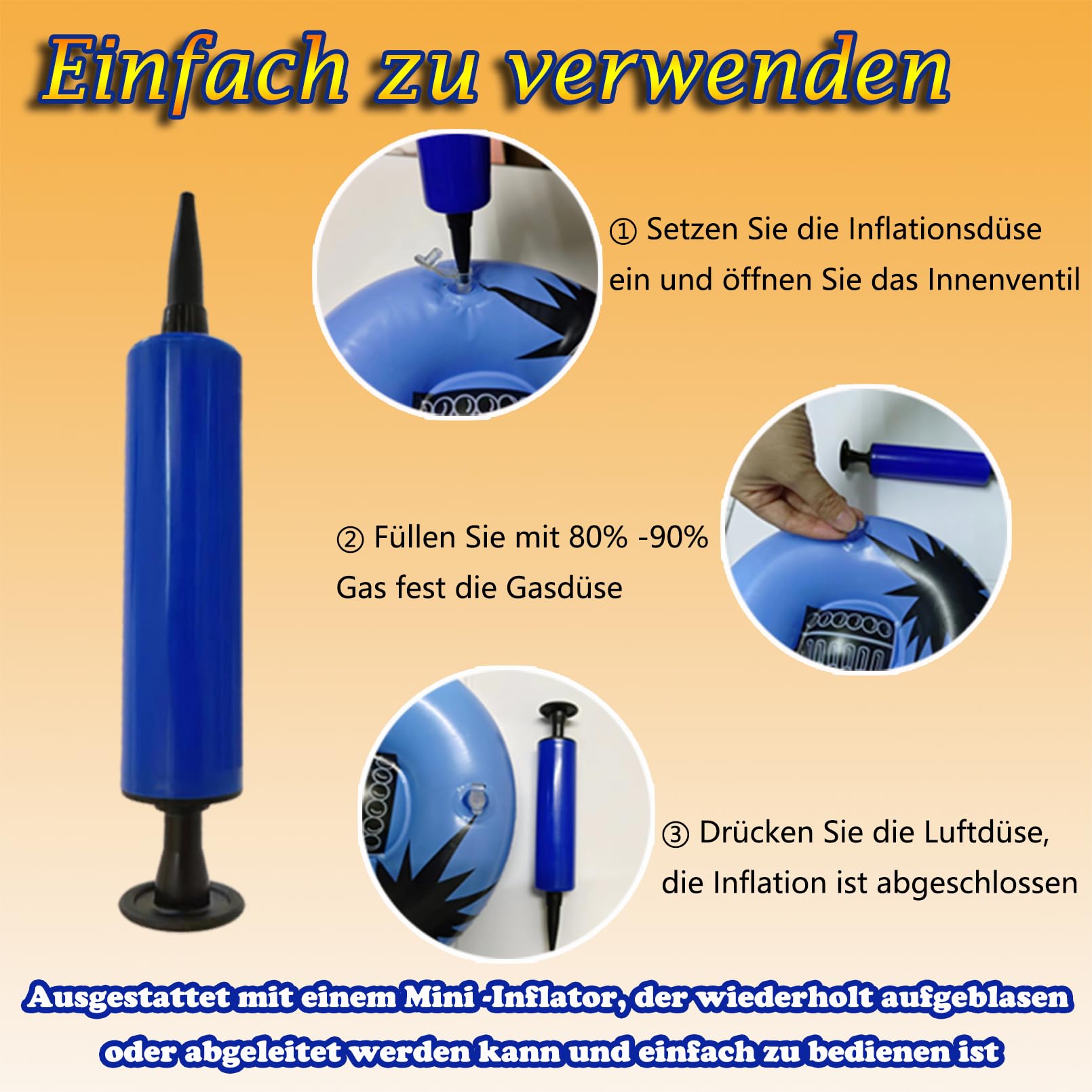 smilixin 22 Stück Aufblasbare Instrumente Spielzeug Set,Buntes Aufblasbare Gitarre Aufblasbares Saxophon Mikrofon Shutter Shading Gläser,Aufblasbare Musikinstrumente Party Props für Kinder