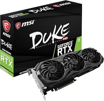 Amazon.com: MSI GAMING GeForce RTX 2080 Ti GDRR6 352-bit HDMI/DP