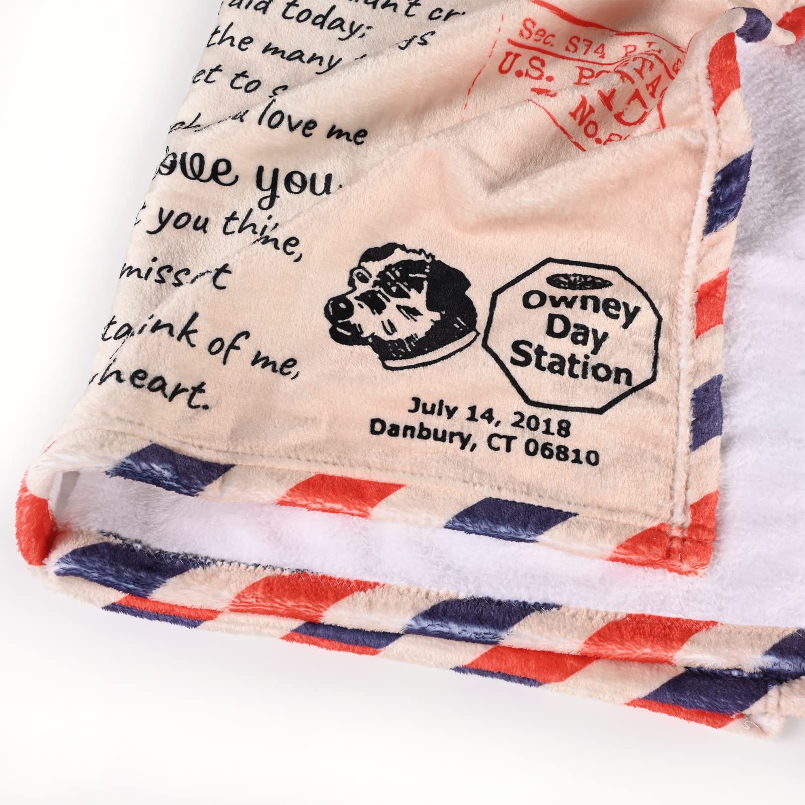 Personalized Pet Memorial Blanket - Custom Photo & Name, Sympathy Gift For Loss Of Dog Or Cat - View #8