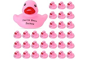 Have a 'Ducking' Time with our 30 Pcs Pink You've Been Ducked Rubber Ducks