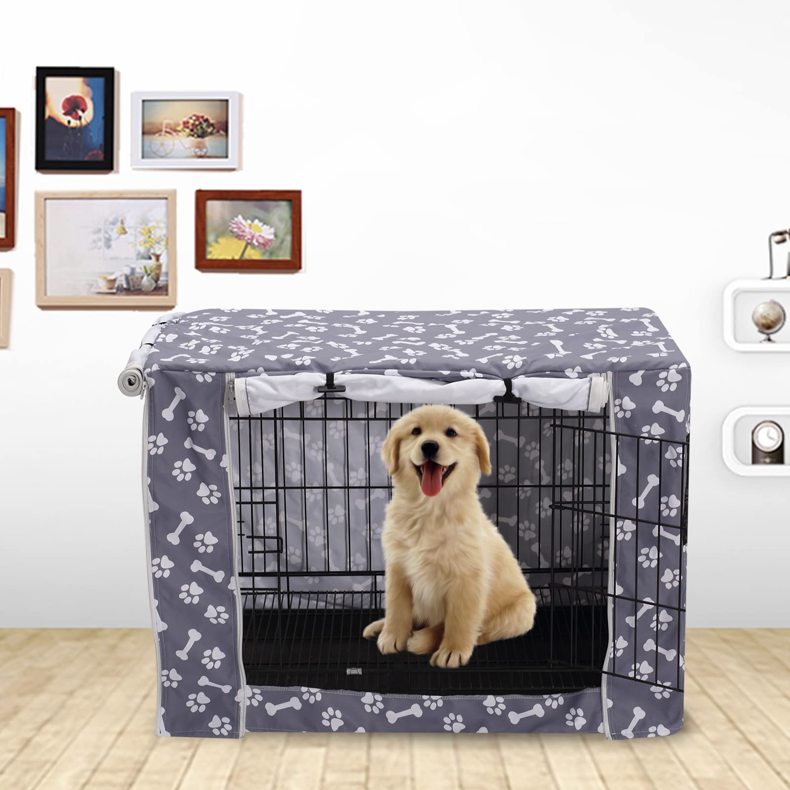 Picture of Snapklik.com : Dog Crate Cover Kennel Dogs Covers Fits Small Medium ...