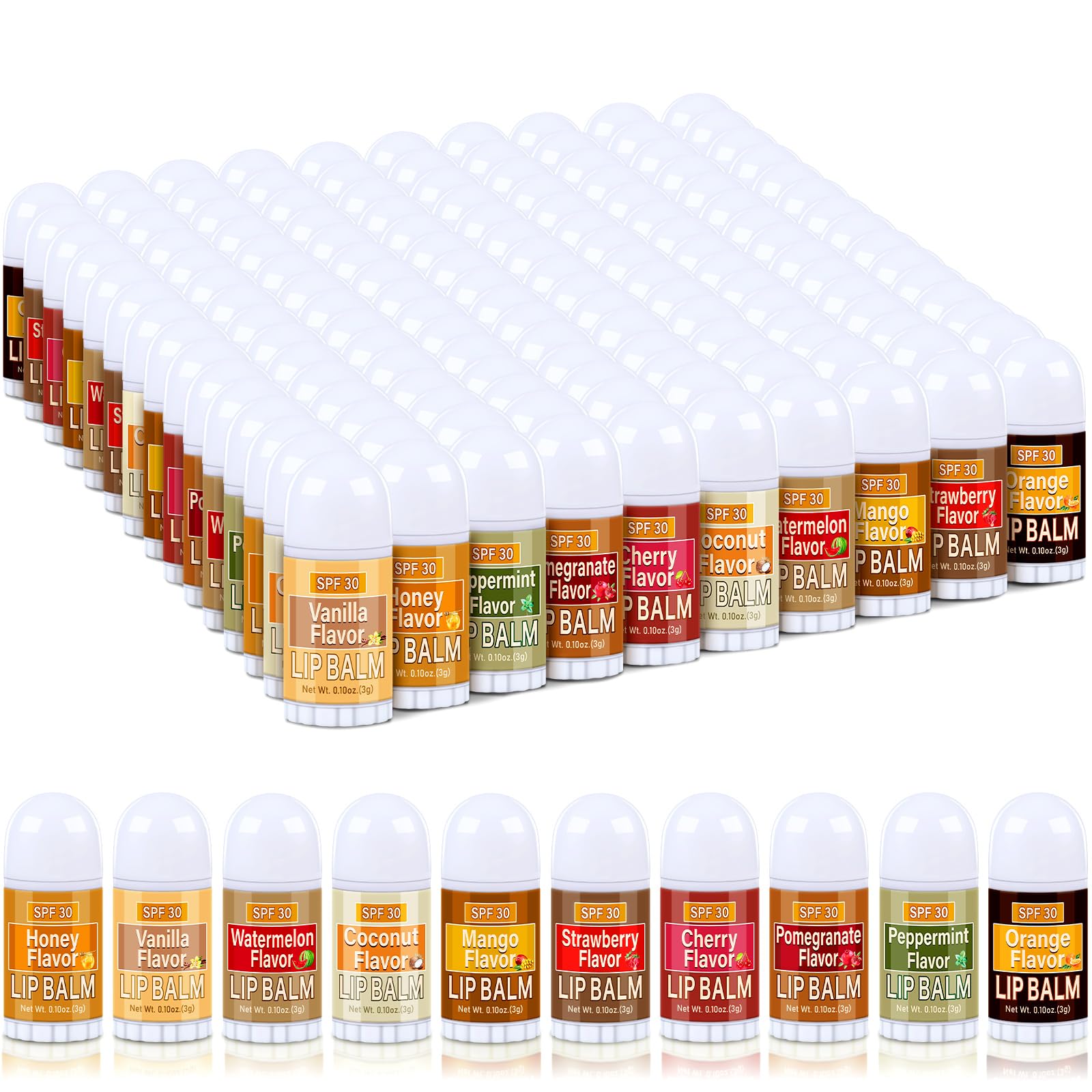 Dimsile Back to School Gift Sunscreen Lip Balms Bulk Spf 30 Assorted Lipbalm Sticks Sunscreen Lip Moisturizer Travel Size Summer Care Bag Stuffers for