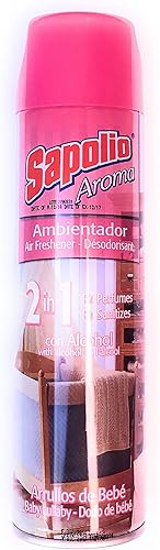 AMBIENTADOR DE AIRE, AMBIENTADOR 360 ML, 12.2 FL OZ, BABY LULLABY, ARULLOS DE BEBE, 3 PACK