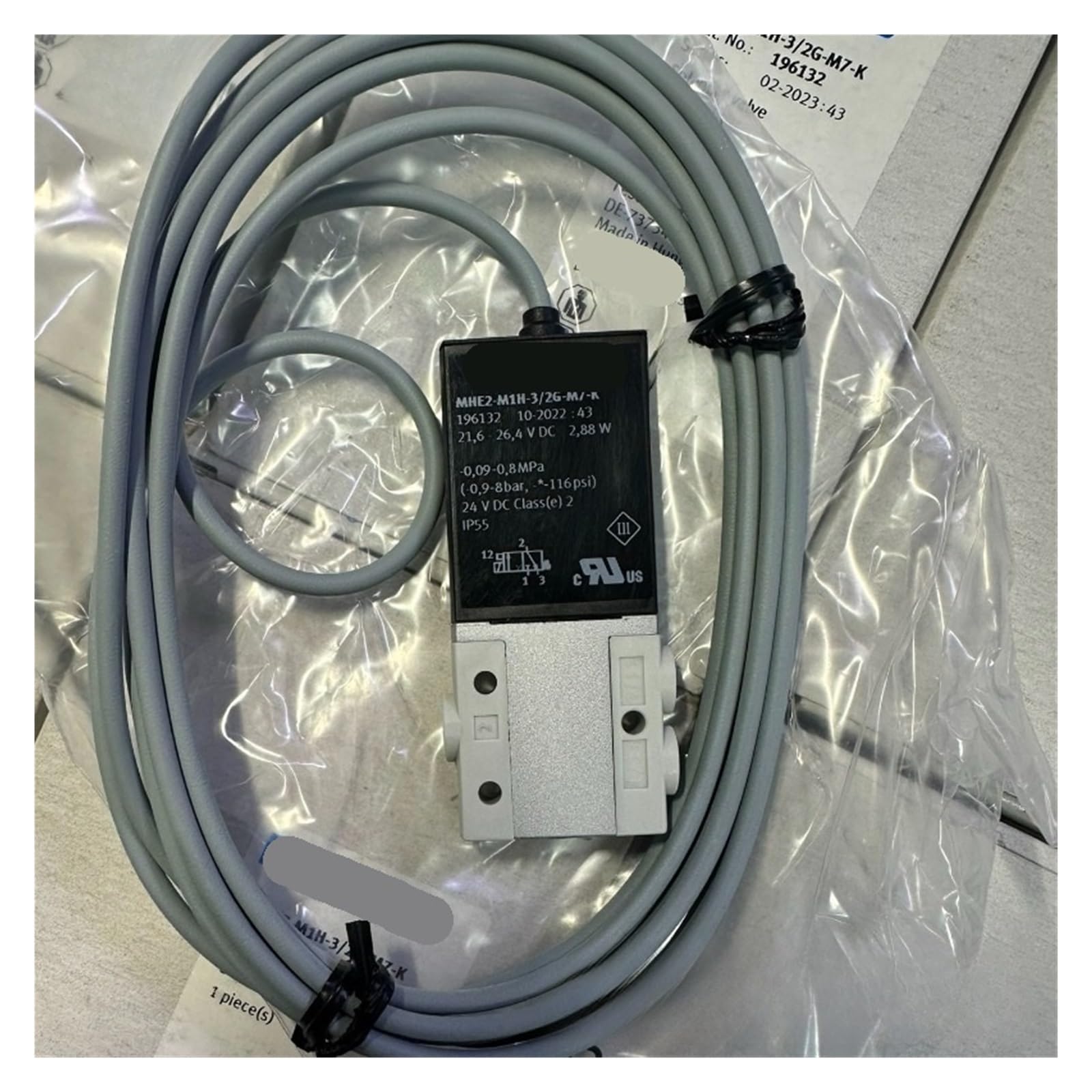 Électrovannes MHE2-M1H-3/2G-M7-K 196132 pour résoudre les pertes de pression pneumatique