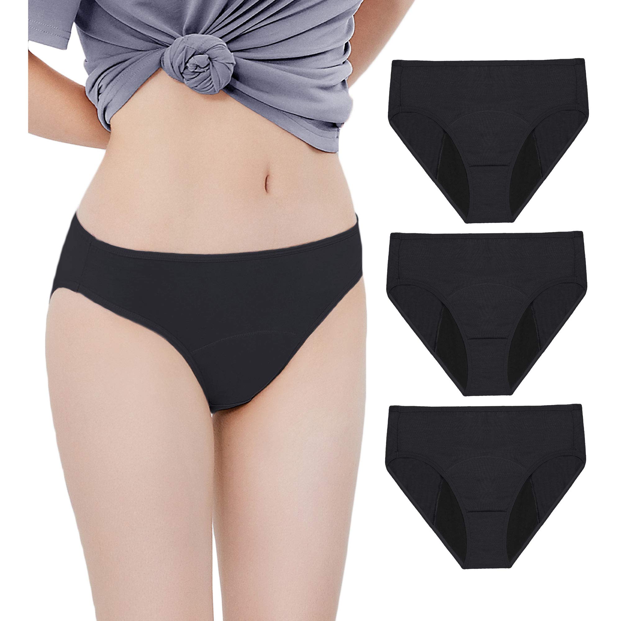 Neione Period Pants for Women Heavy Flow Menstrual Underwear Leakproof KnickersOEKO-TEX STANDARD 100
