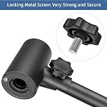 Kipika Dumbbell to Barbell Converter, Versatile Adjustable Weight Lifting Bar for Home Gym, Durable Steel Barbell Bar with Foam-Lined Clamps. Fits Standard Dumbbells, Up to 100 lbs per Side