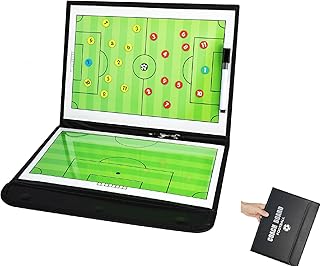 作戦ボード サッカー フットサル 作戦盤 折り畳み マグネット 水性ペン付き フットサル コーチボード 戦略指導 戦術ボード 作戦板 タクティックボード フルコ ハーフ コート 戦術 打合せ 持ち運び 便利