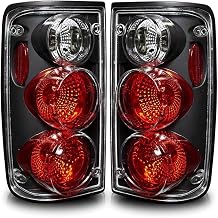 Tail Light Altezza Signal Lamps Rear Left Right Clear Black Housing for Toyota for Pickup 1989-1995 Pair Plastic