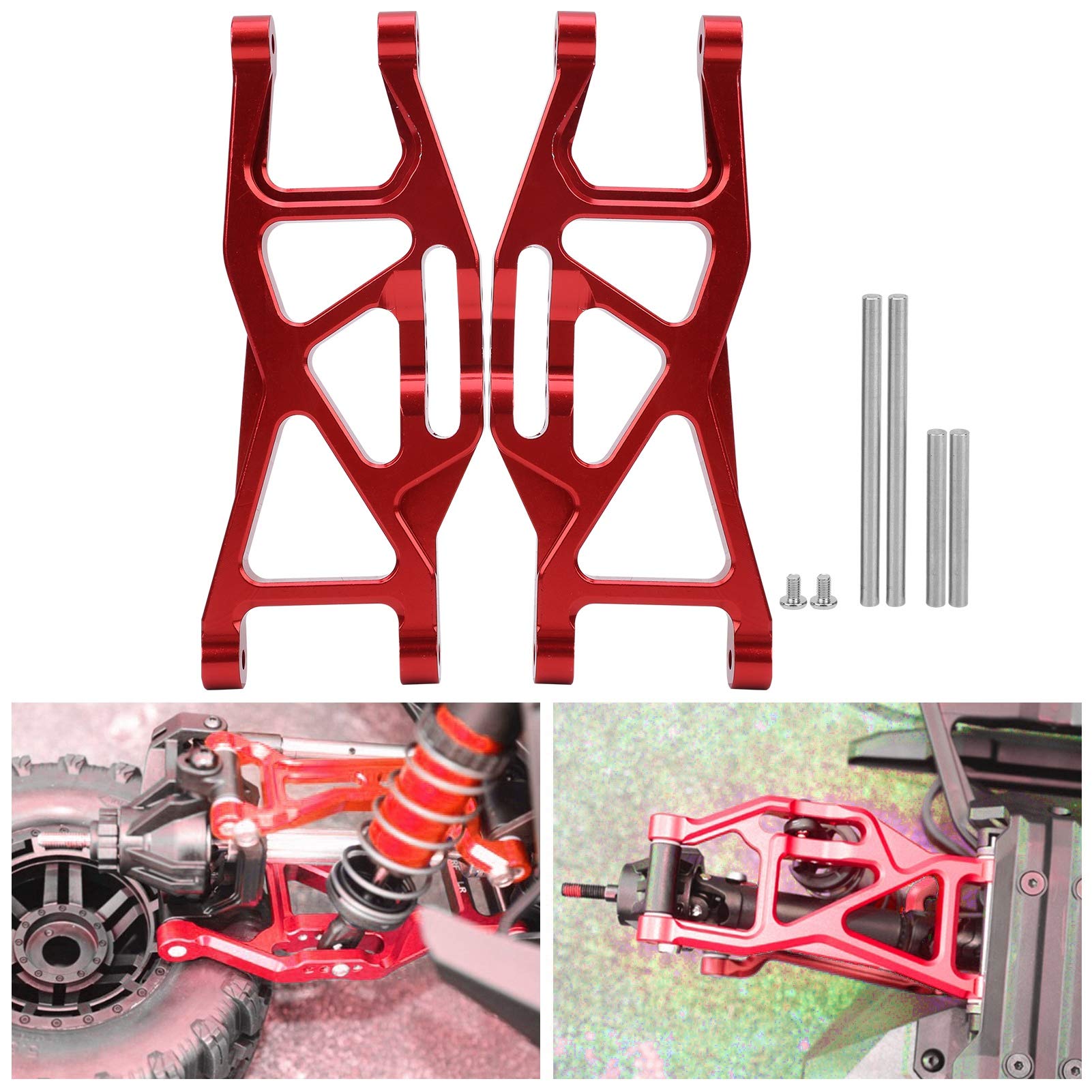 VGEBY - Liaison De Bras Inférieur Arrière En Aluminium - Compatible UDR 1/7 RC - Pièce De Rechange Solide Et Légère - 167 G