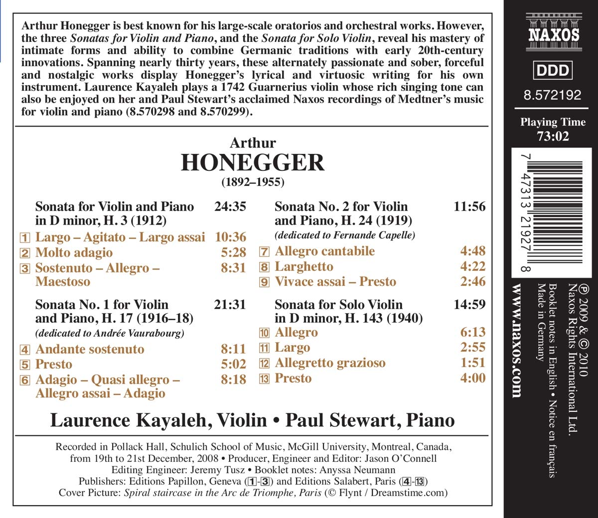 Complete Violin Sonatas