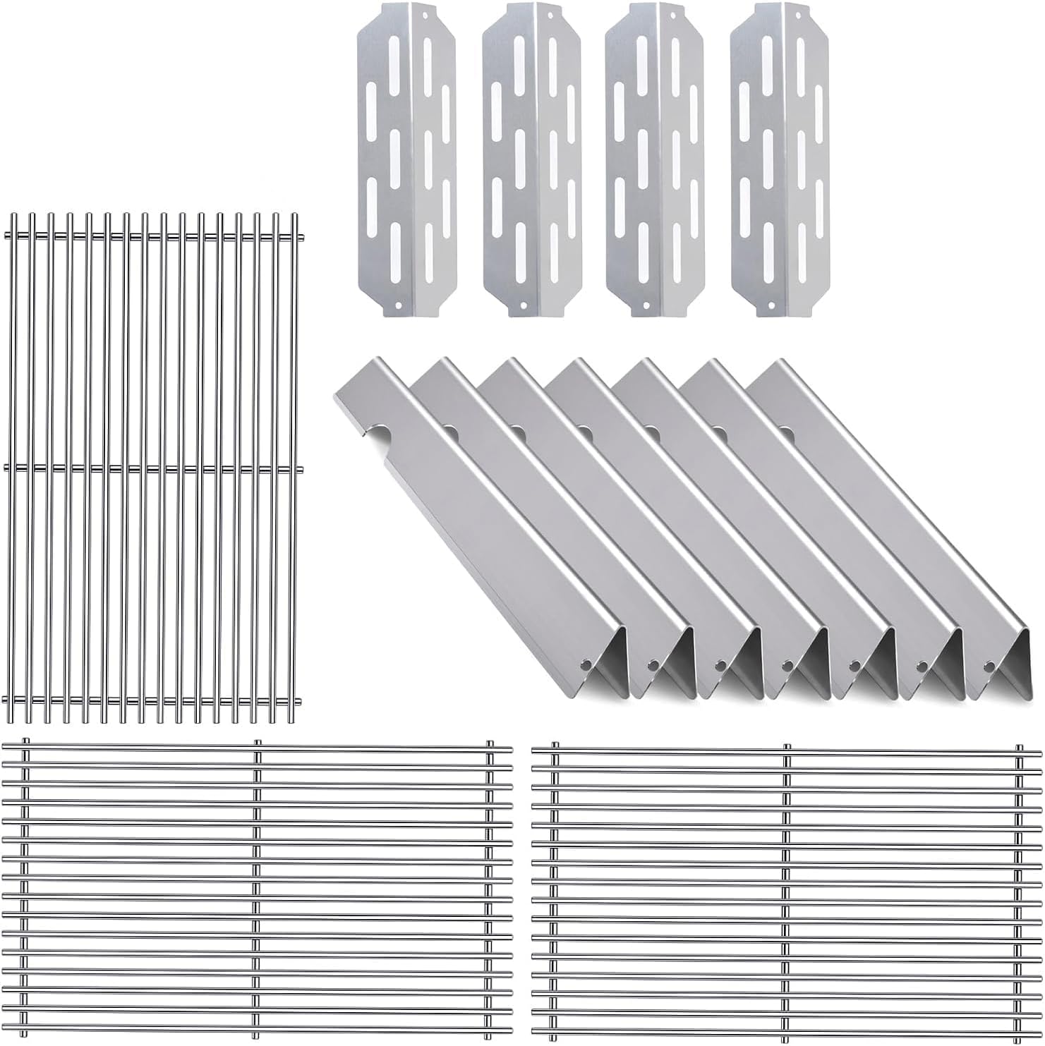 Shengyongh SS66089 (3-Pack) 66030(7-Pack) 66041(4-Pack) for Weber Genesis II E-410 E-415 E-435 LX E-440 Series, Replacement Parts for Weber 66089, 66097, 66041, 66033, 66796