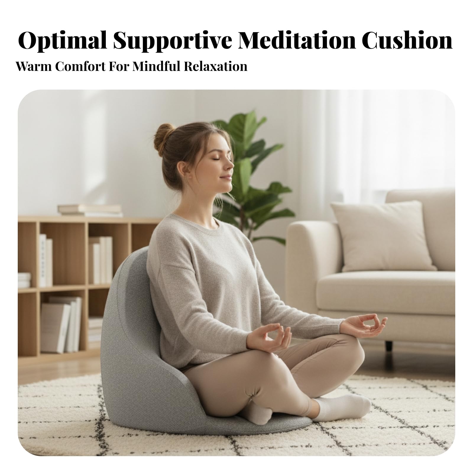 Cojín con Funda Extraíble Ergonómico