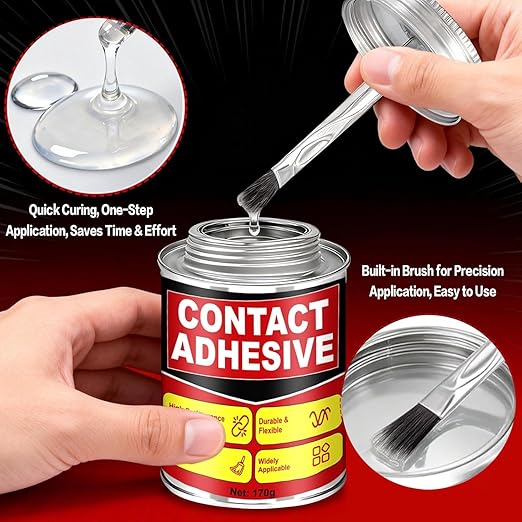 Pegamento de Contacto Kuailaya 6 oz - Adhesivo Instantáneo Impermeable miniatura 4