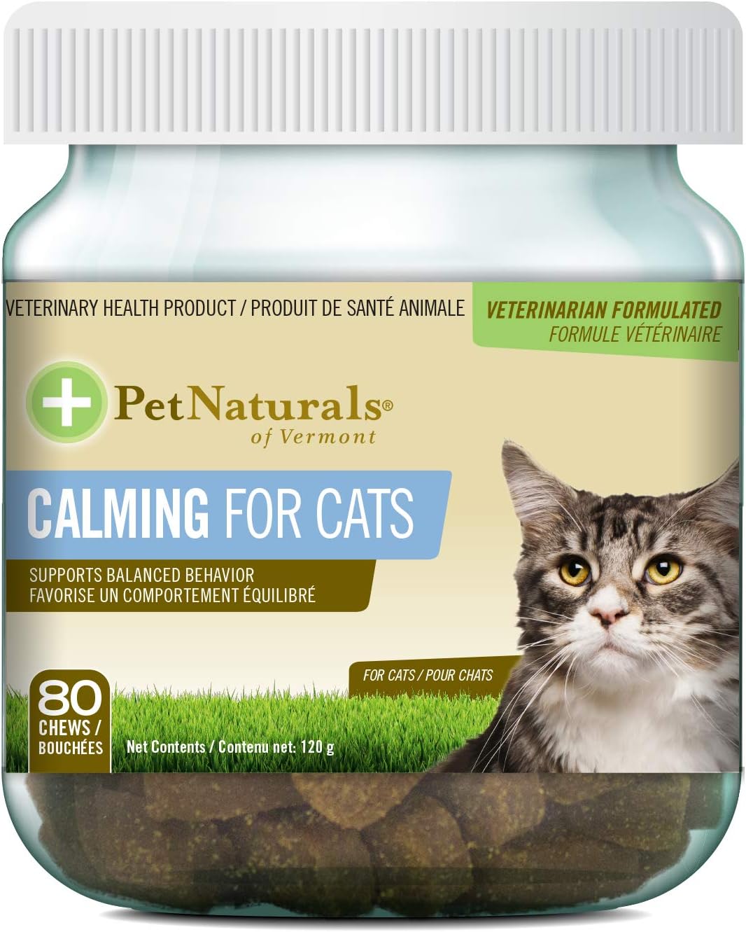 PET NATURALS Calming for Cats, Behavioral Support Supplement, Chicken