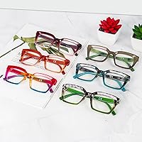 Vista 22 de DXYXYO Reading Glasses 0.50 Women Blue Light Blocking Men Square Computer Readers 3 Pack Fashion Oprah