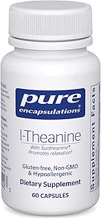 Pure Encapsulations L-Theanine - Amino Acid Supplement to Support Relaxation, Stress & Nervous System - 60 Capsules