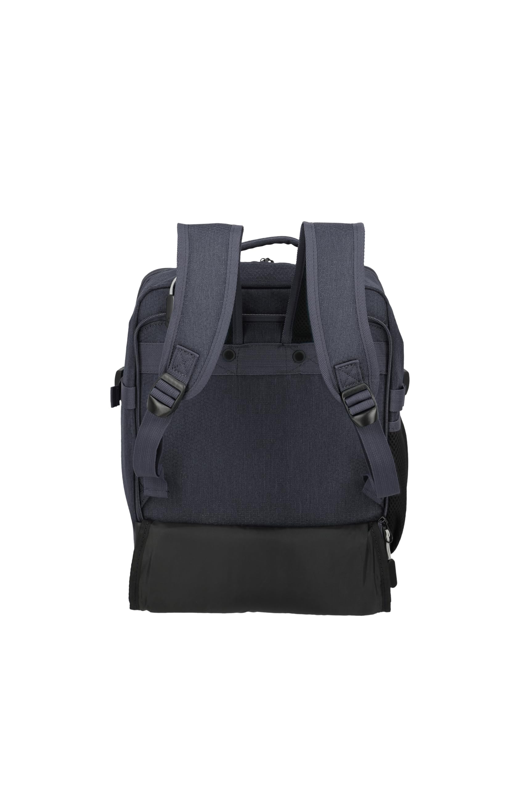 Travelite Rucksack KICK OFF, Laptopfach 15,6 Zoll, Handgepäck Rucksack mit Rollen und Teleskopgestänge, vielseitiger Reiserucksack, 30 x 40 x 20/23 cm, 24/28 L