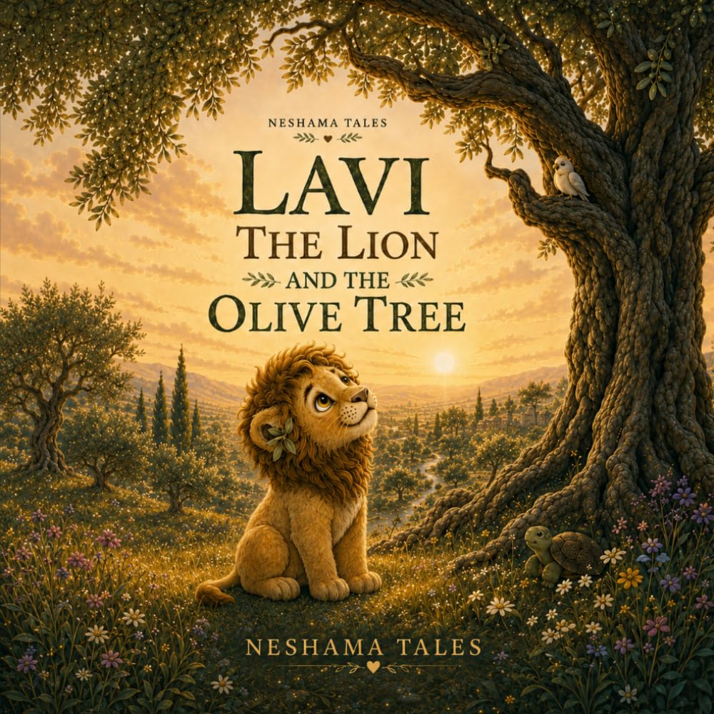 Lavi the Lion and the Olive Tree: A Story About Patience, Faith, and Growing Strong (Neshama Tales)