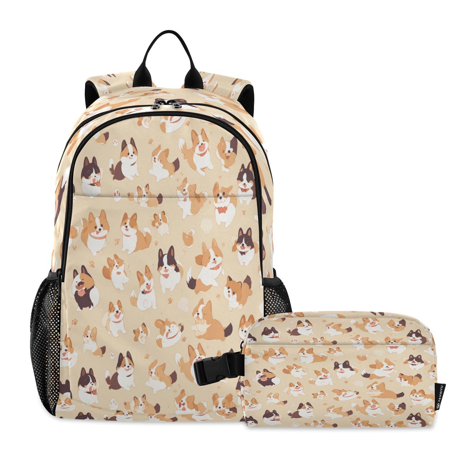 Sac à dos école pug chiot mignon compagnon pour enfant - 8