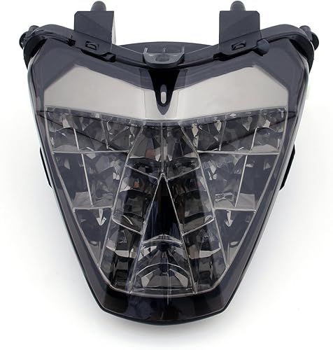 Areyourshop Señales de giro LED integradas para Honda CB300F 2015-2018, CBR250R 2011-2013, CBR300R 2014-2018 humo