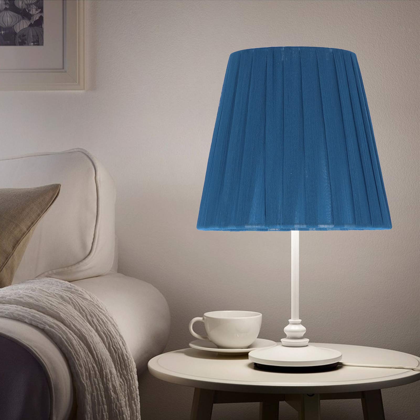 ANKROYU Modern Clip On Lamp Shades Set of 6, Small Chandelier & Wall Light Lampshades - Image 4