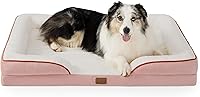 Vista 265 de Bedsure - Cama ortopédica extragrande para perros, sofá cama lavable para perros extragrandes, espuma de soporte con funda extraíble y lavable, negro