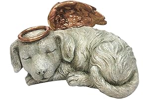 Pacific Giftware Pet Memorial Angel Dog Sleeping Cremation Urn - Medium