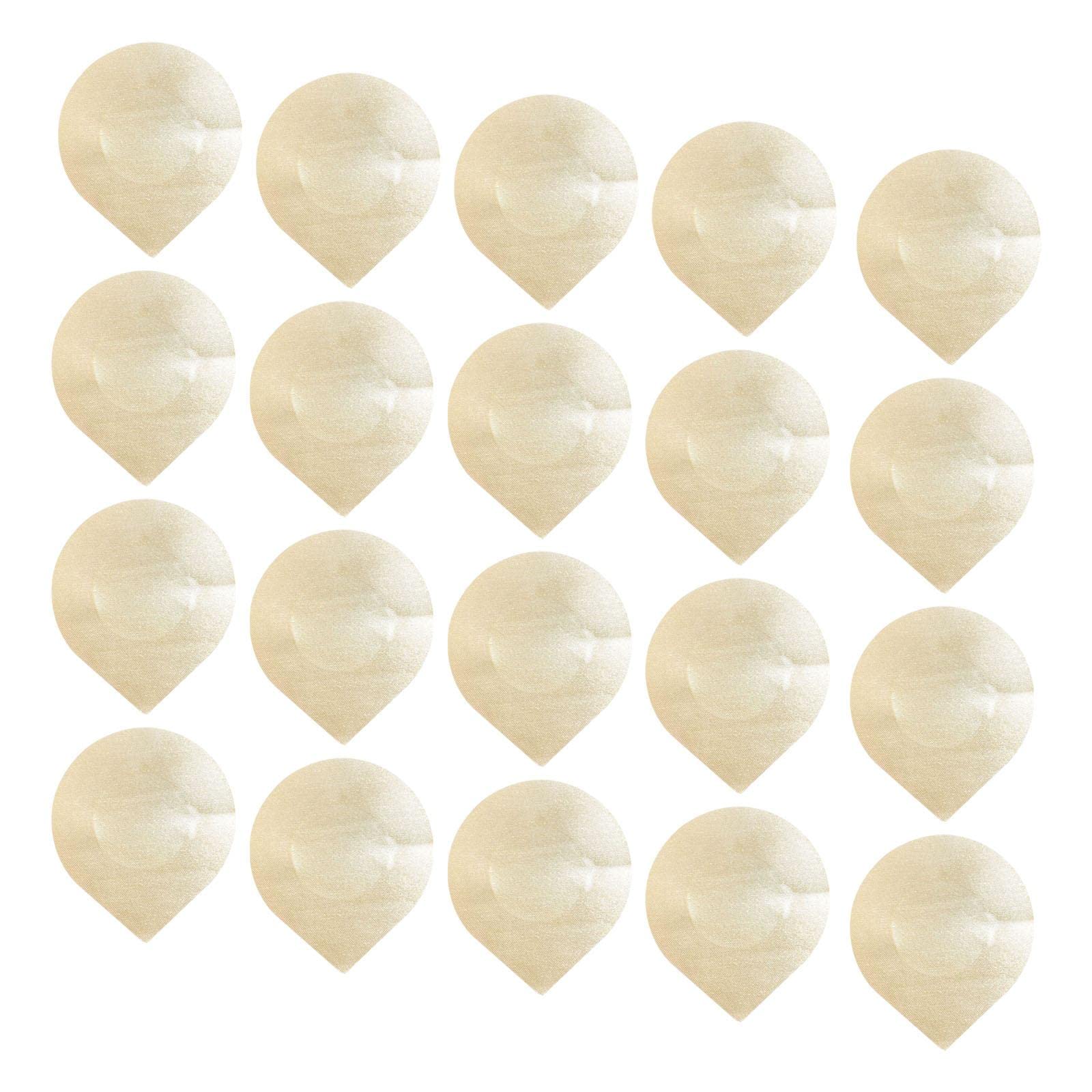 nivaa 20Pcs Bra Cover Women Breathable Breast Pasties for Bathing suits Shirts Water Droplets 7cm-picture-49
