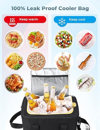 Miniatura 4 de Oasser Organizador de maletero con bolsa refrigeradora, organizador plegable grande para maletero de automóvil para SUV con múltiples