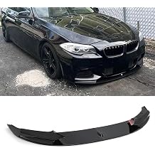 Gloss Black Front Bumper Spoiler Lip Splitter Fit for 2011-2016 BMWW F10 520i 528i 550i M Sport