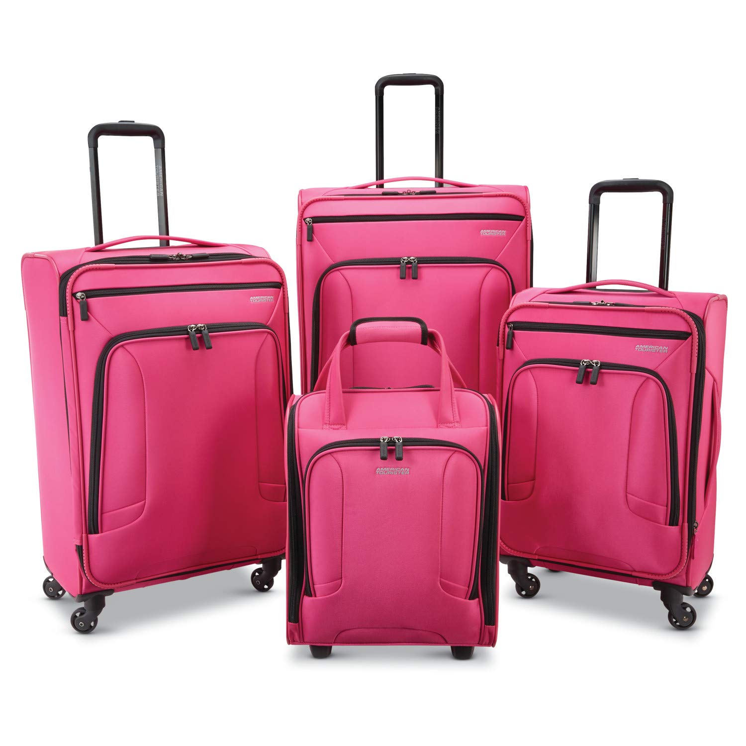 American Tourister 4 Kix Expandable Softside Luggage with Spinner