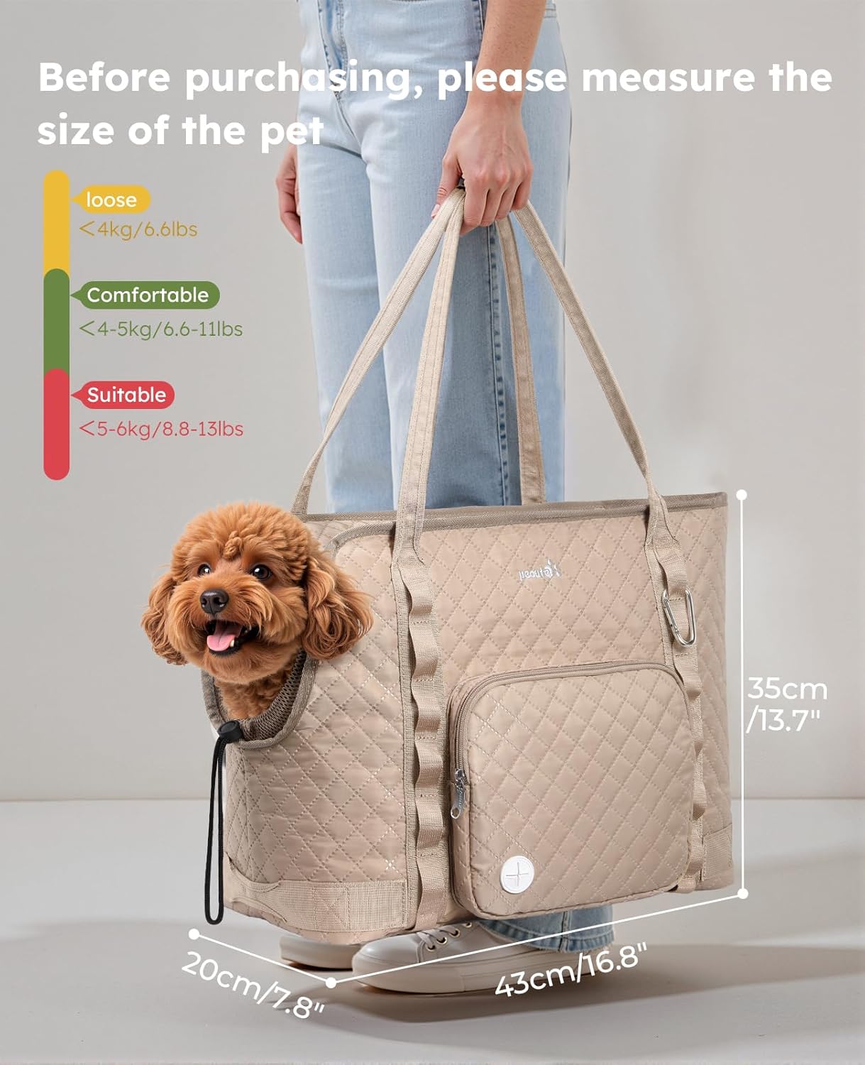 Pecute Dog Purse Carrier: The Perfect Travel Companion for Small Pets!